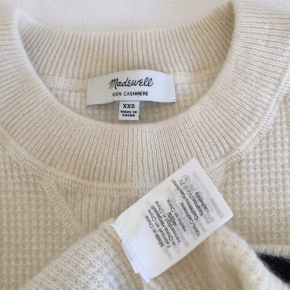 Madewell  cashmere sweatershirt - Picture 7 of 7